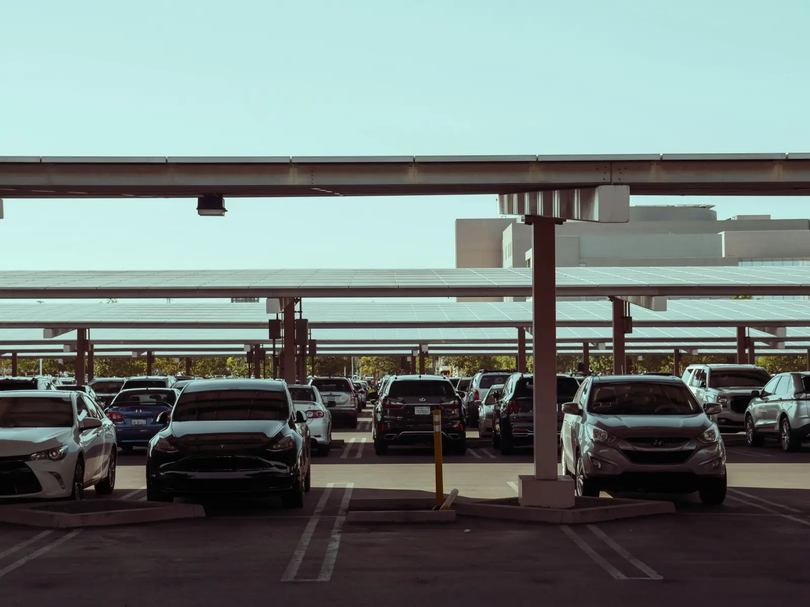 Ombrières de parking